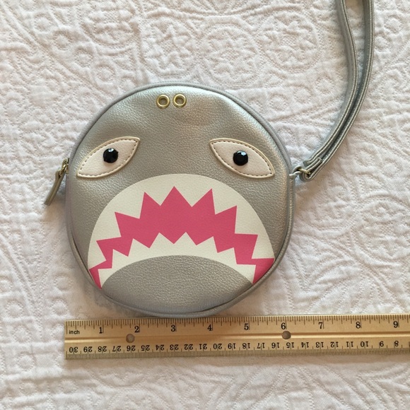 Betsey Johnson Handbags - Shark face purse, wristlet, Luv Betsy